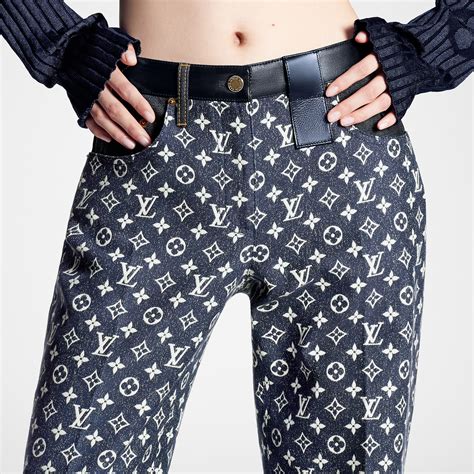 louis vuitton monogram jeans bootcut